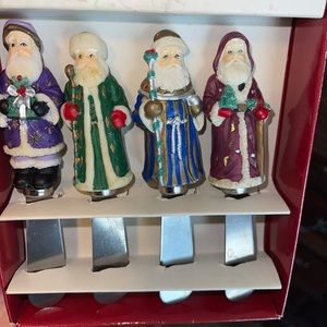 HOLIDAY Christmas Spreaders SET OF 4 Santa Holidays